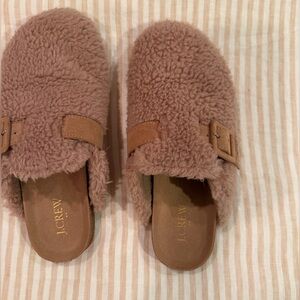 J. Crew Teddy Sherpa Clogs